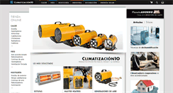 Desktop Screenshot of climatizacion10.com